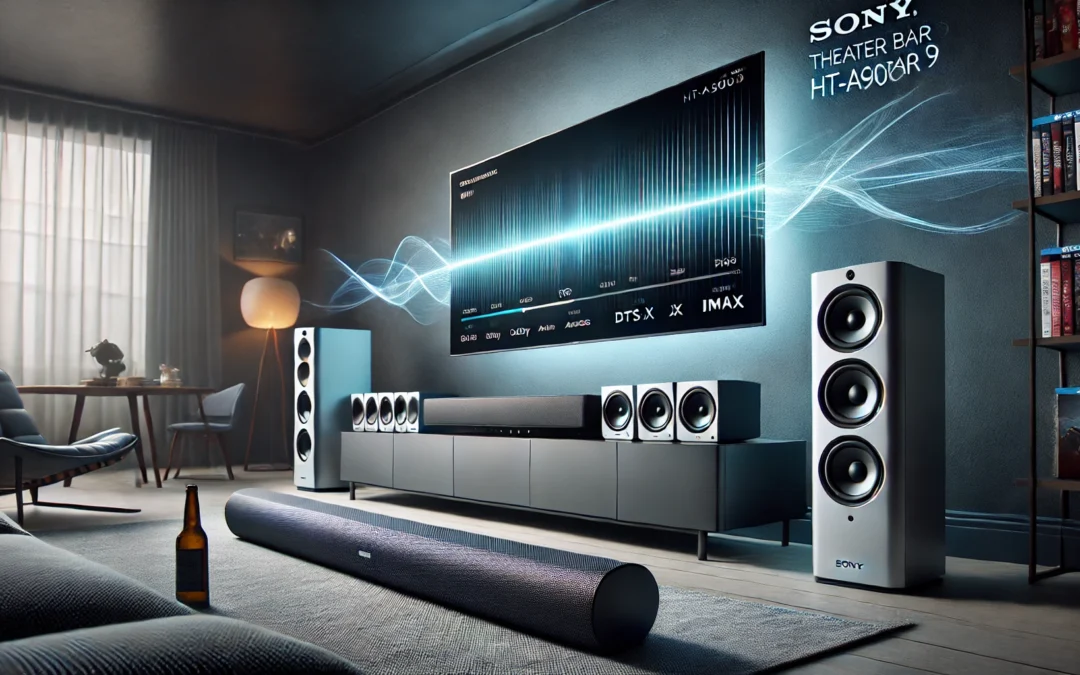 Sony BRAVIA Theater Bar 9 Soundbar with 13 Speaker Units, Dolby Atmos, DTS:X, IMAX Enhanced HT-A9000, Wireless Surround Sound System for TV