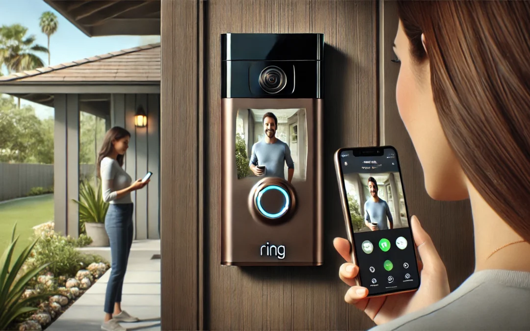 All-new Ring Battery Doorbell, Head-to-Toe Video, Live View with Two-Way Talk, and Motion Detection & Alerts (2024 release), Venetian Bronze