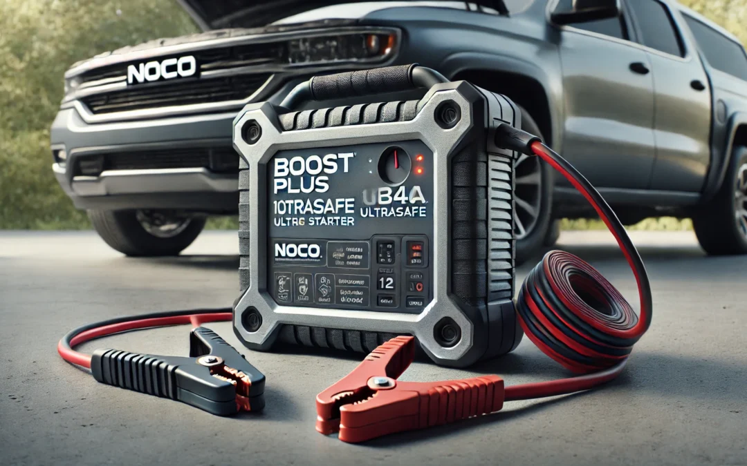 NOCO Boost Plus GB40 1000A UltraSafe Car Battery Jump Starter, 12V Battery Pack, Battery Booster, Jump Box, Portable Charger and Jumper Cables for 6.0L Gasoline and 3.0L Diesel Engines, Gray