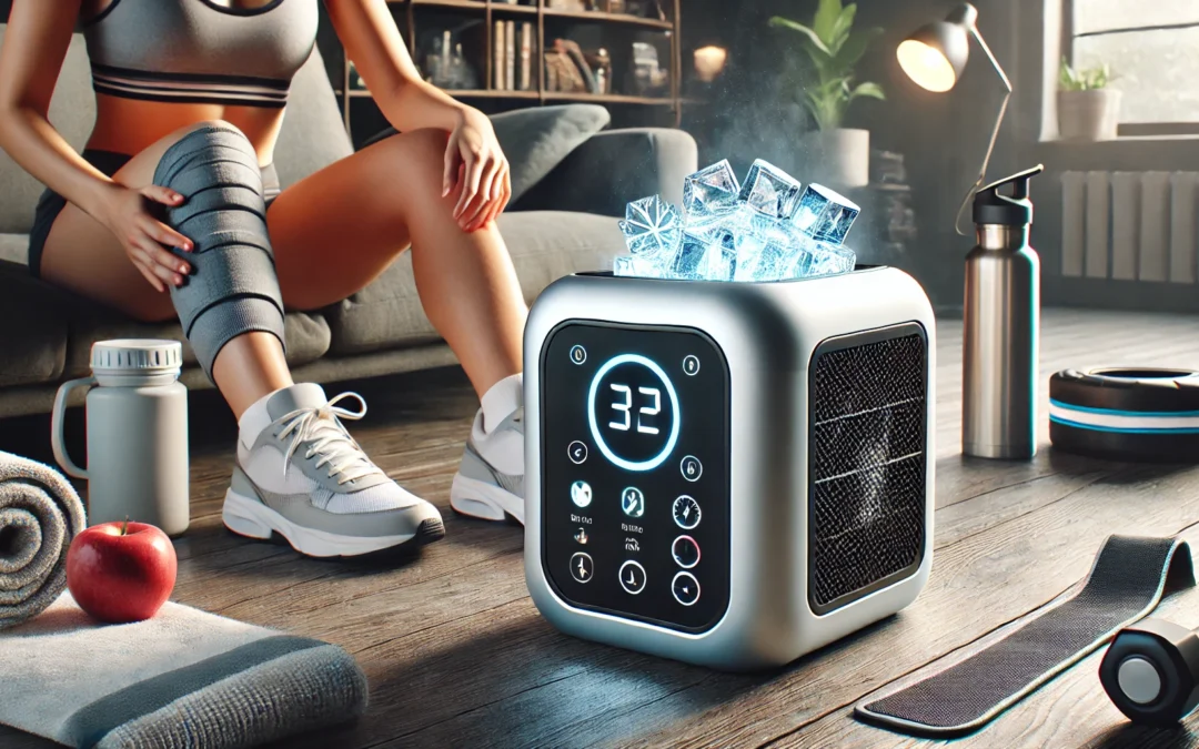 Therabody RecoveryTherm Cube Instant Heat, Cold and Contrast Therapy for Pain Relief, Aches and Pains, and Muscle Recovery – Portable Hands Free Cryotherapy Machine with Cold Compress & Heating Pad
