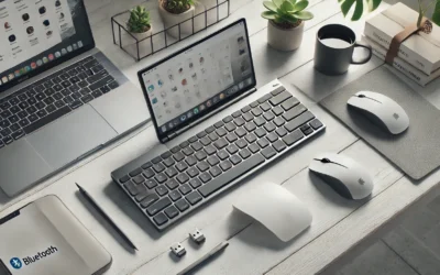 Foldable Keyboard and Mouse, Samsers Folding Bluetooth Keyboard Mouse Combo, 2.4G + BT5.0 x 2, Full-Size Portable Travel Keyboard & USB-C Rechargeable Wireless Mouse for iOS Android Windows Mac OS