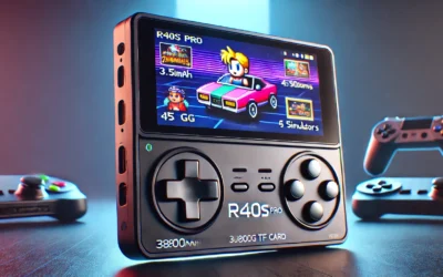 30000 Games in 1 Handheld Game Console R40S PRO 3.5 inch IPS Screen Mini Retro Console 3800mAh Portable Pocket Arcade 45 simulators 256G TF Card