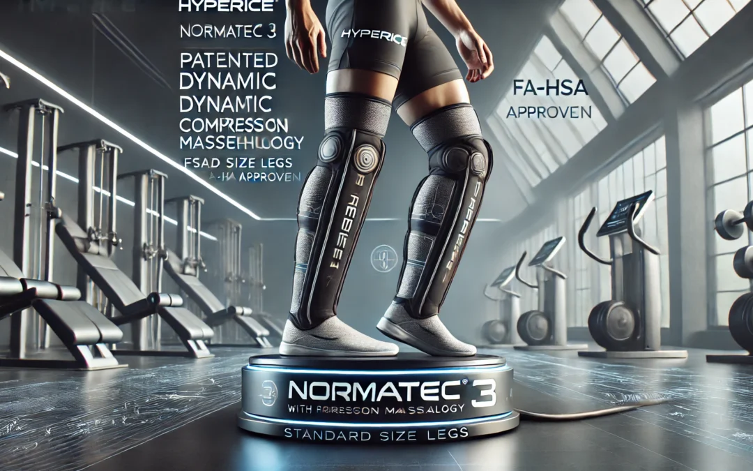 Hyperice Normatec 3 – Recovery System with Patented Dynamic Compression Massage Technology (Normatec 3 Standard Size Legs) FSA-HSA Approved