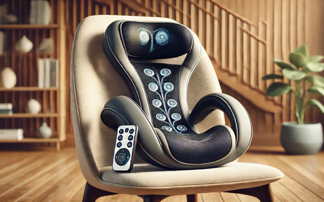Mountrax Back Massager with Remote Control, Shiatsu Back Massager for Pain Relief Deep Tissue, Soft S-Curve for Diverse Body Contours and Chairs, Versatile Portable Massage Cushion, Gift for Men Women