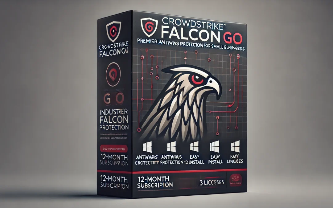 CrowdStrike Falcon Go | Premier Antivirus Protection for Small Businesses | Industry Leading Cybersecurity | Easy to Install | Business Software | Windows/Mac | 12 Month Subscription | 3 Licenses