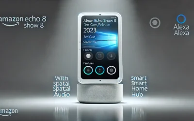 Amazon Echo Show 8 (3rd Gen, 2023 release) | With Spatial Audio, Smart Home Hub, and Alexa | Glacier White