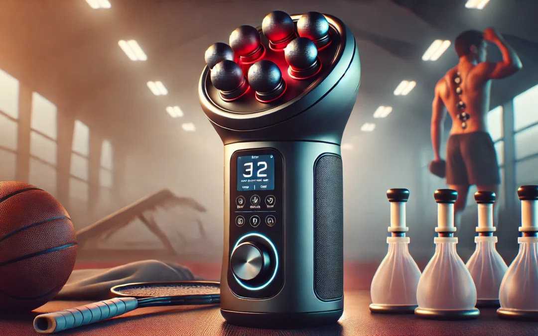Cupi The Electric Cupping Massage Machine for Athletes – 12 Speed Smart Cupping Therapy Massager with Infrared Red Light – Portable Electronic Cupping Device for Massage Therapy