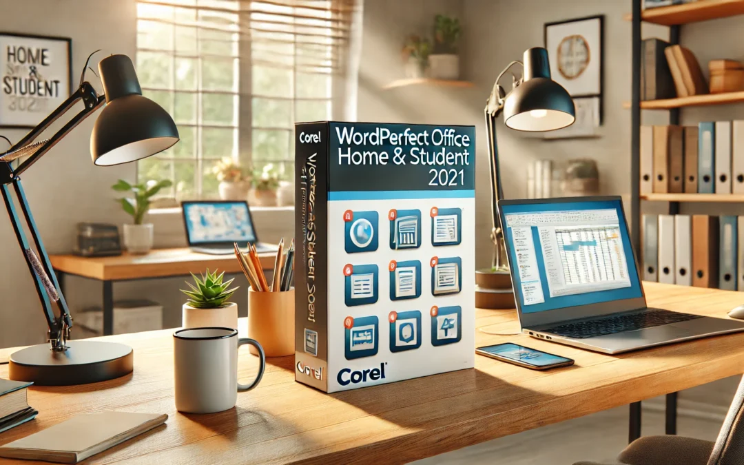 Corel WordPerfect Office Home & Student 2021 | Office Suite of Word Processor, Spreadsheets & Presentation Software [PC Disc]