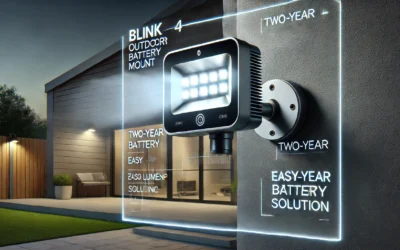 Blink Outdoor 4 Floodlight Mount – Wire-free, 700 lumens, two-year battery life, set up in minutes