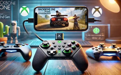 BACKBONE One Mobile Gaming Controller for iPhone (Lightning) – 2nd Gen – Turn Your iPhone into a Gaming Console – Play Xbox, PlayStation, PC, & App Games (3 Months Apple Arcade Included)