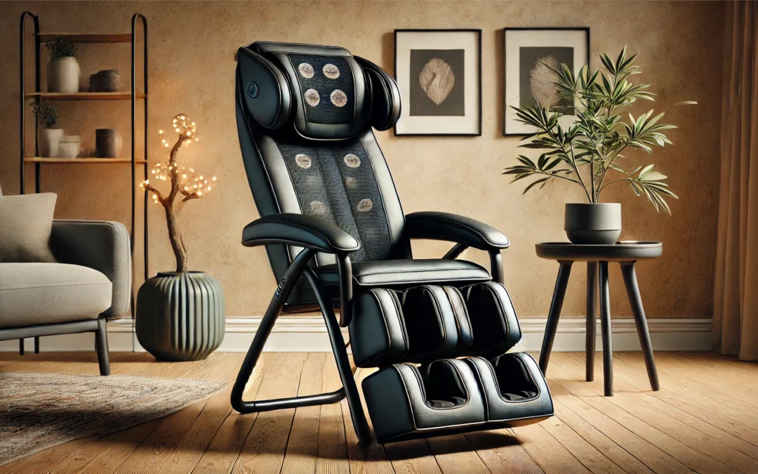 COMFIER Folding Massage Chair Portable, Shiatsu Neck Back Massager with Heat, Foldable Chair Massager for Full Body, Adjustable Backrest Height,Office Home Use,Gifts,Black