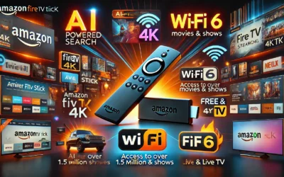 Amazon Fire TV Stick 4K with AI-powered Fire TV Search, Wi-Fi 6, stream over 1.5 million movies and shows, free & live TV
