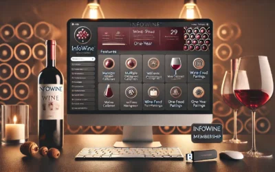 InfoWine Wine Software for Multiple Cellars, USB with 1-Year Membership, Wine-Food Pairings, for Windows PC