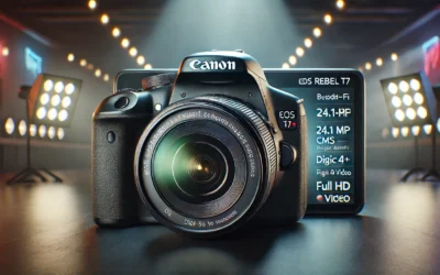 Canon EOS Rebel T7 DSLR Camera with 18-55mm Lens | Built-in Wi-Fi | 24.1 MP CMOS Sensor | DIGIC 4+ Image Processor and Full HD Videos