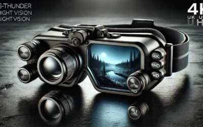 GTHUNDER Night Vision Goggles – 4K UHD/ 4K Infrared Night Vision with 4″/3″ HD Screen and 32GB Memory Card for Photos and Videos