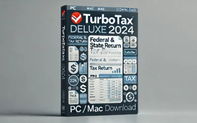 TurboTax Deluxe 2024 Tax Software, Federal & State Tax Return [PC/MAC Download]