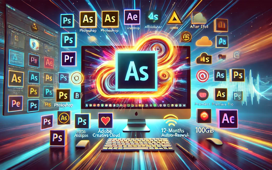 Adobe Creative Cloud | 20+ Creative Apps plus 100GB Storage | 12- Month Subscription with Auto-Renewal | PC/MAC