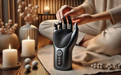 Massage Hand, Cordless Hand Massage with Heat and Compression for Arthritis and Carpal Tunnel,Finger-by-Finger Design, for Use with Both Hands,Birthday Gift for Men Women