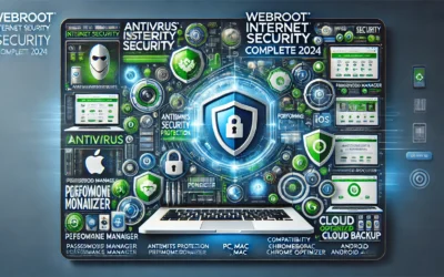 Webroot Internet Security Complete | Antivirus Software 2024 | 10 Device | 1 Year Download for PC/Mac/Chromebook/Android/IOS + Password Manager, Performance Optimizer & Cloud Backup