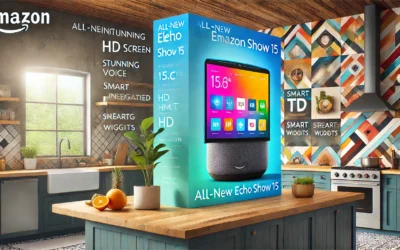 All-new Amazon Echo Show 15 | A stunning HD 15.6″ smart kitchen TV for home organization with Alexa