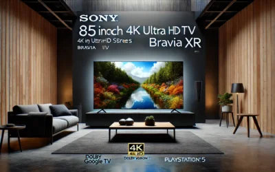 Sony 85 Inch 4K Ultra HD TV X90L Series: BRAVIA XR Full Array LED Smart Google TV with Dolby Vision HDR and Exclusive Features for The PlayStation® 5 XR85X90L- Latest Model,Black