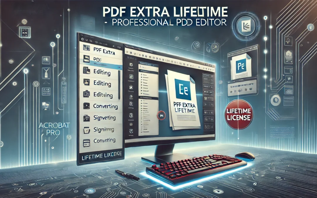 PDF Extra Lifetime – Professional PDF Editor – Best Adobe Acrobat Pro Alternative – Lifetime License for Windows PC