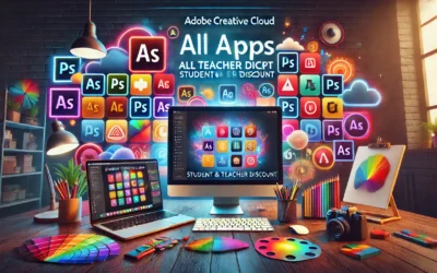 Adobe Creative Cloud All Apps | Student & Teacher Discount |PC/MAC Online Code