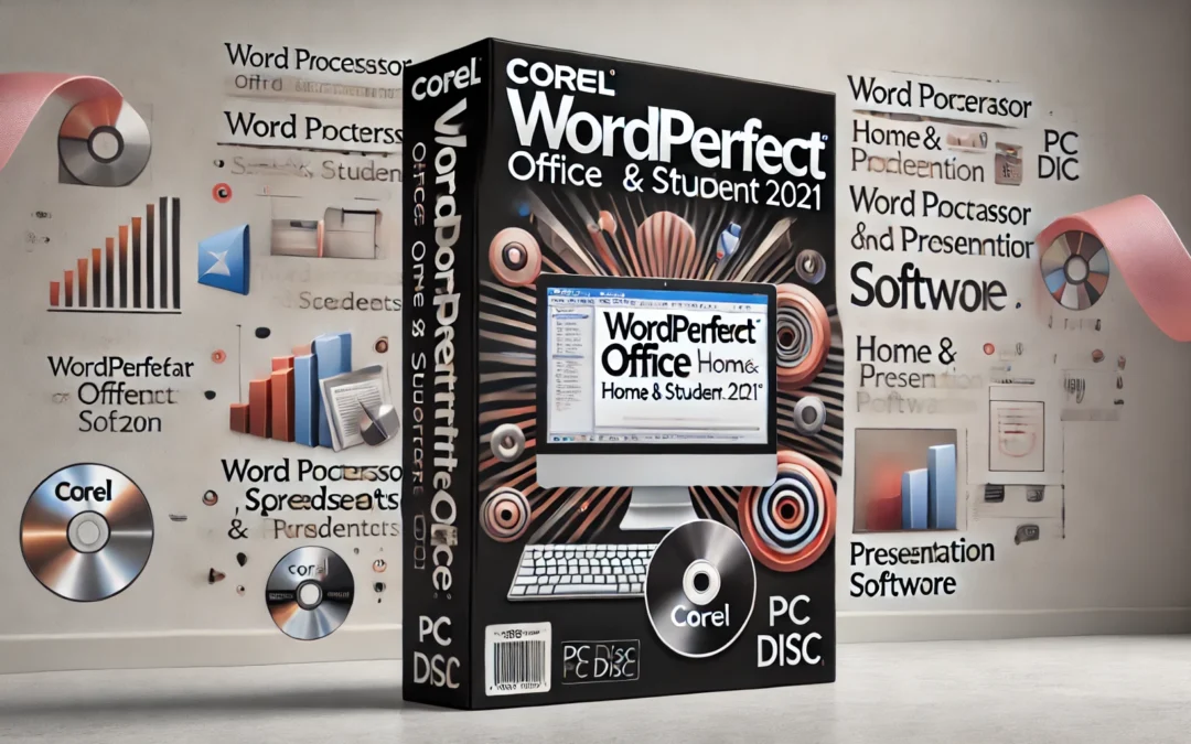 Corel WordPerfect Office Home & Student 2021 | Office Suite of Word Processor, Spreadsheets & Presentation Software [PC Disc]