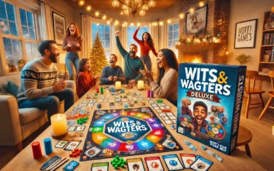 North Star Games Wits & Wagers Deluxe Board Game Award Winning Trivia Game – 4+ Players – Ultimate Party Game for Family, Teens and Adults.