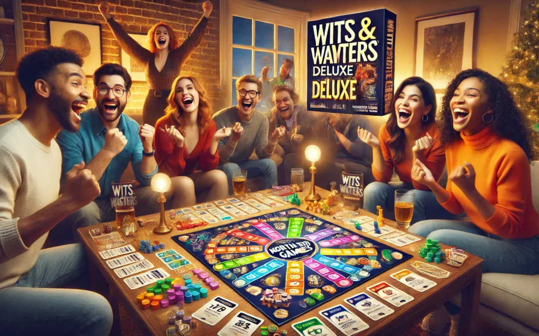 North Star Games Wits & Wagers Deluxe Board Game Award Winning Trivia Game – 4+ Players – Ultimate Party Game for Family, Teens and Adults.