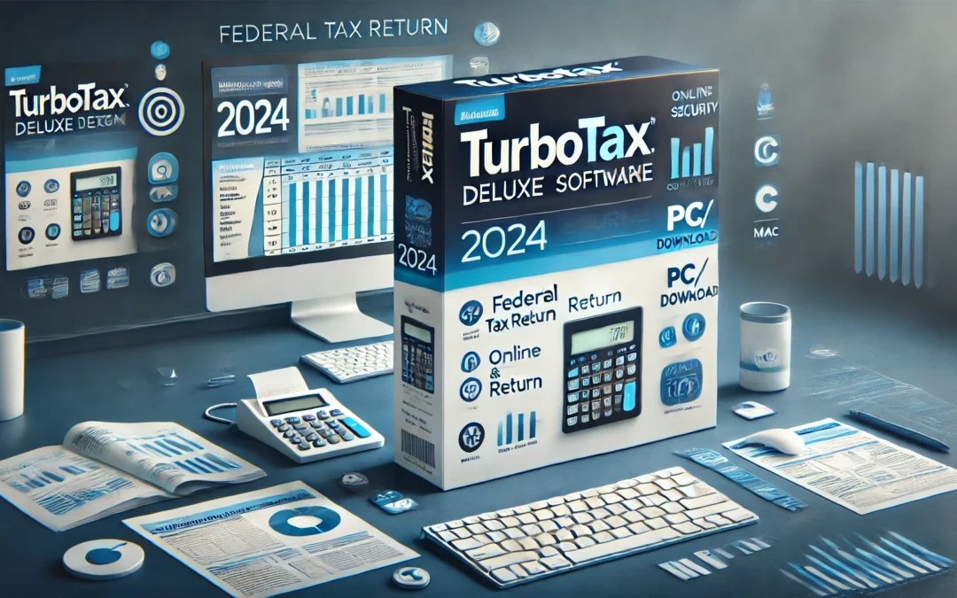 TurboTax Deluxe 2024 Tax Software, Federal Tax Return [PC/MAC Download]