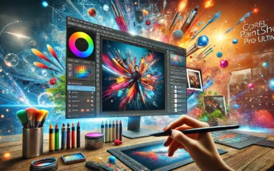 Corel PaintShop Pro 2023 Ultimate | Powerful Photo Editing & Graphic Design Software + Creative Suite | Amazon Exclusive ParticleShop + 5 Brush Starter Pack [PC Download]