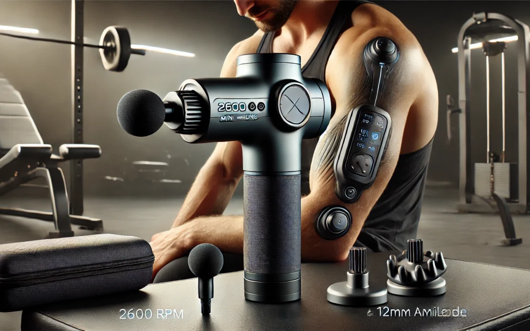 Mini Massage Gun, 2600 RPM & 12MM Amplitude, Portable & Handheld Percussion Massage Gun Deep Tissue for Athletes, Muscle Pain Relief in Neck, Back, Leg, Hand, Shoulder, FSA HSA Eligible