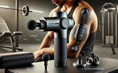 Mini Massage Gun, 2600 RPM & 12MM Amplitude, Portable & Handheld Percussion Massage Gun Deep Tissue for Athletes, Muscle Pain Relief in Neck, Back, Leg, Hand, Shoulder, FSA HSA Eligible