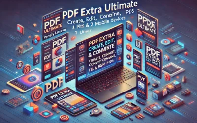 PDF Extra Ultimate | Compete PDF Reader and Editor | Create, Edit, Convert, Combine, Comment, Fill & Sign PDFs | Yearly License | 1 Windows PC & 2 Mobile Devices| 1 User [Online Code]