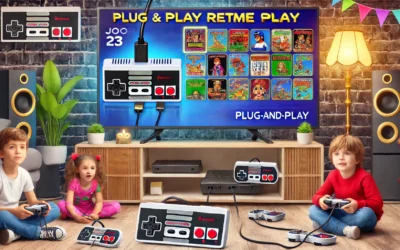 Joorniao Plug and Play Retro Game Console with 20000 Classic Games Retro Stick Video Game Console with 23 Emulators Birthday for Boys & Girls
