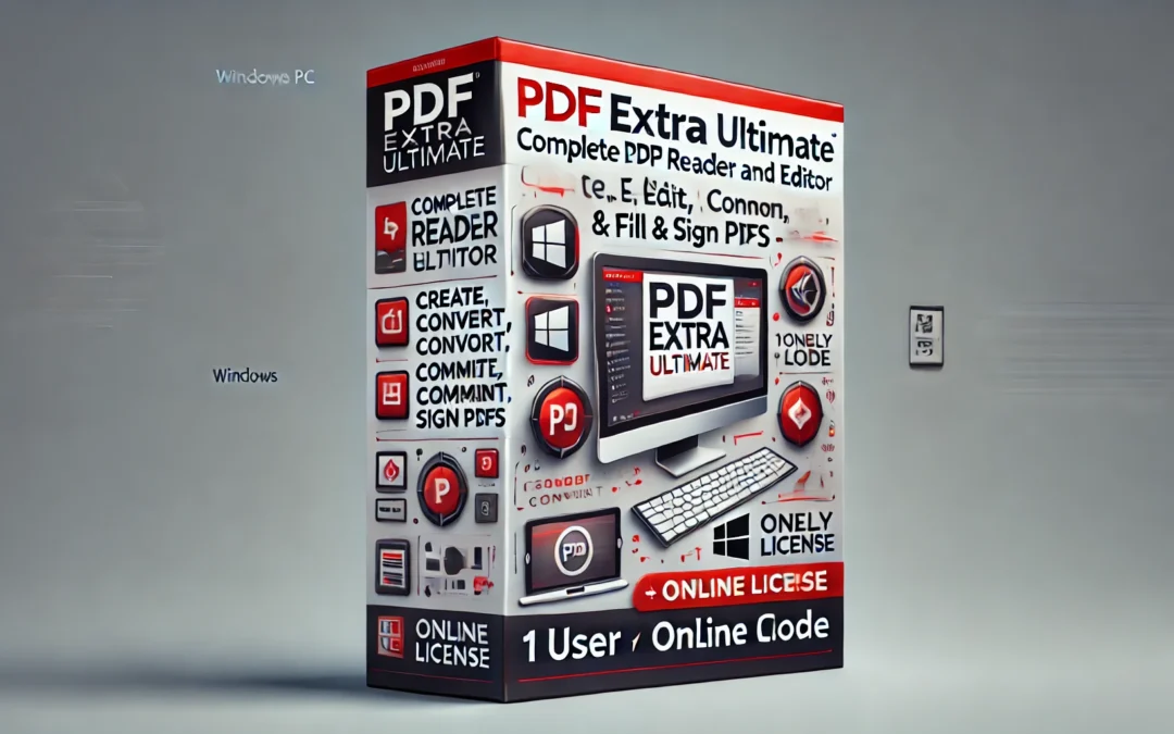 PDF Extra Ultimate | Compete PDF Reader and Editor | Create, Edit, Convert, Combine, Comment, Fill & Sign PDFs | Yearly License | 1 Windows PC & 2 Mobile Devices| 1 User [Online Code]