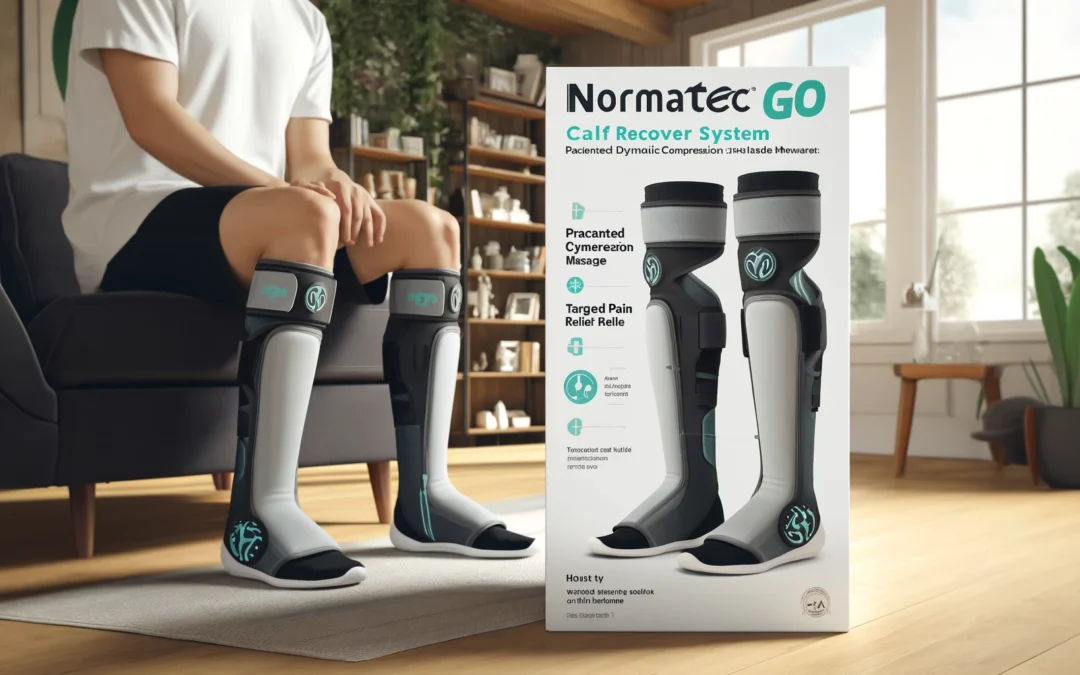 Hyperice Normatec Go Calf – Recovery System with Patented Dynamic Compression Massage Technology – Targeted Relief for Pain and Inflammation – FSA-HSA Approved