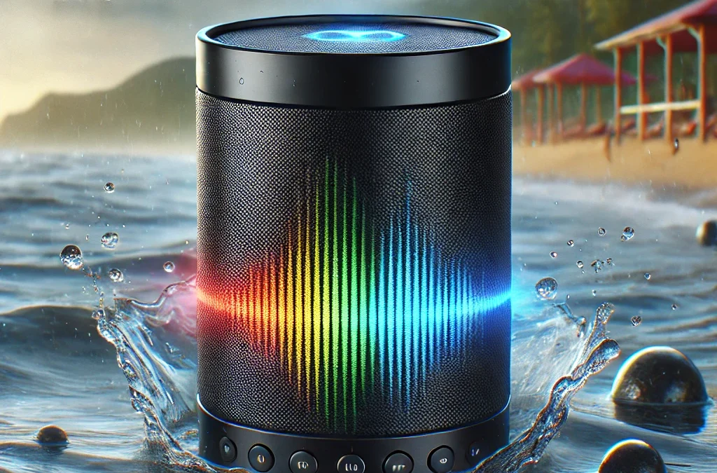 Bluetooth Speaker with HD Sound, Portable Wireless, IPX5 Waterproof, Up to 20H Playtime, TWS Pairing, BT5.3, for Home/Party/Outdoor/Beach, Electronic Gadgets, Birthday Gift (Black)