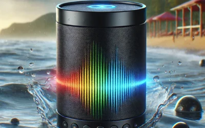 Bluetooth Speaker with HD Sound, Portable Wireless, IPX5 Waterproof, Up to 20H Playtime, TWS Pairing, BT5.3, for Home/Party/Outdoor/Beach, Electronic Gadgets, Birthday Gift (Black)
