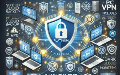 Norton 360 Platinum 2025, Antivirus software for 20 Devices with Auto Renewal – 3 Months FREE – Includes VPN, PC Cloud Backup & Dark Web Monitoring [Download]