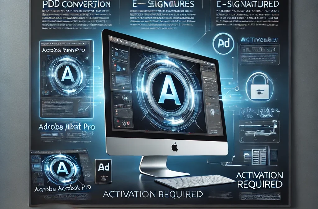 Adobe Acrobat Pro | PDF Software | Convert, Edit, E-Sign, Protect | PC/Mac Online Code | Activation Required
