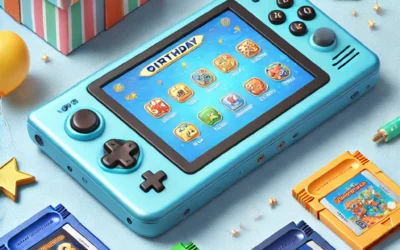 16 Bit Handheld Game for Kids Adults, 3.0” Large Screen Preloaded 230 HD Classic Retro Video Games with USB Rechargeable Battery & 3 Game Cartridges for Birthday Gift for Kids 4-12 (Blue