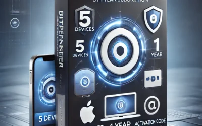 Bitdefender Total Security – 5 Devices | 1 year Subscription | PC/Mac | Activation Code by email