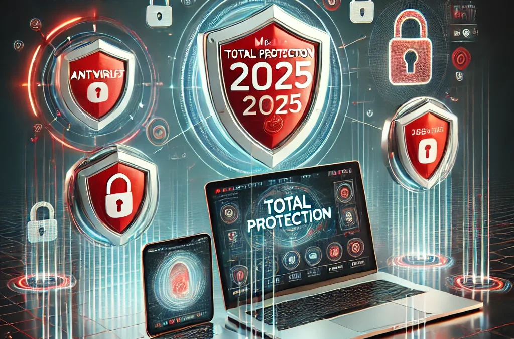 McAfee Total Protection 5-Device 2025 Ready | Security Software Includes Antivirus, Secure VPN, Password Manager, Identity Monitoring | Download