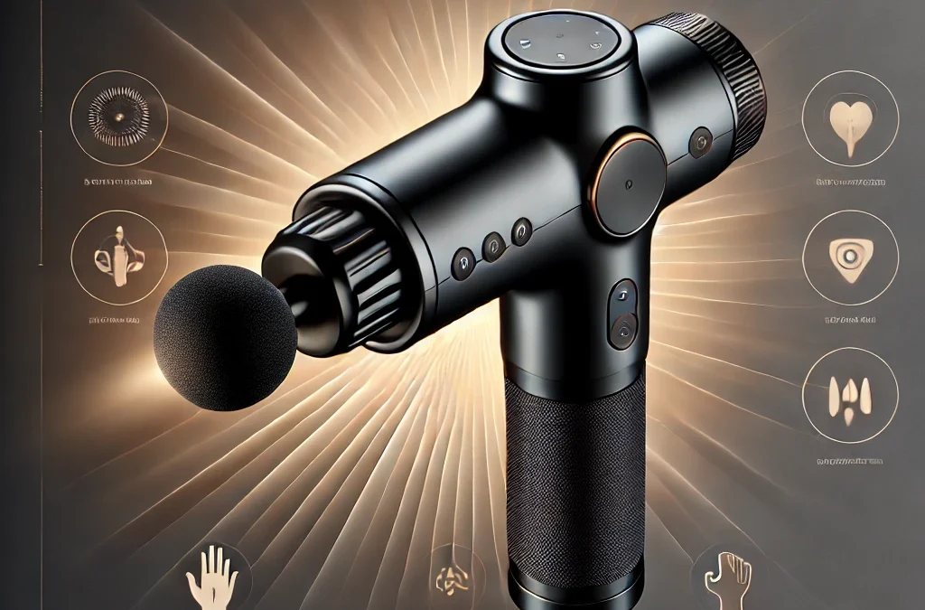 A1 Super Mini Massage Gun, Percussion Deep Tissues Muscle Massager, Travel Massage Gun, Compact Sports Massager, Portable Handheld Massager for Office Gifts for Him/Her, Home, Athletes(Black)