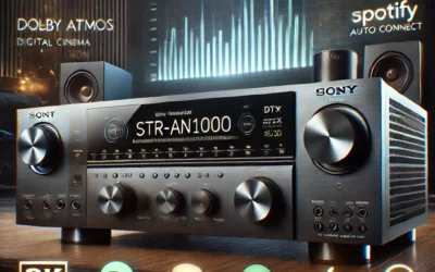 Sony STR-AN1000 7.2 CH Surround Sound Home Theater 8K A/V Receiver: Dolby Atmos, DTS:X, Digital Cinema Auto Calibration IX, Bluetooth, WiFi, Google Chromecast, Spotify connect, Apple AirPlay, HDMI 2.1