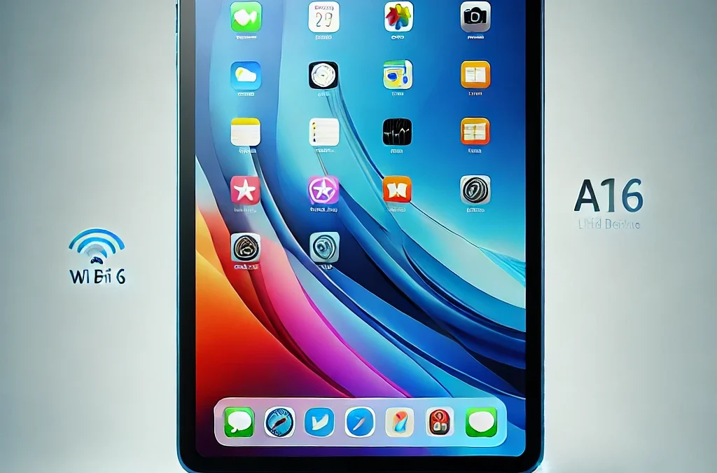 Apple iPad (10th Generation): with A14 Bionic chip, 10.9-inch Liquid Retina Display, 64GB, Wi-Fi 6, 12MP front/12MP Back Camera, Touch ID, All-Day Battery Life – Blue