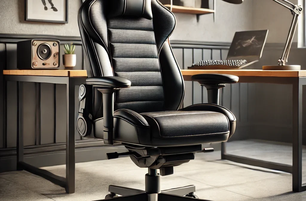 GABRYLLY Ergonomic Office Chair with Lumbar Support, Big and Tall Mesh Chairs with Adjustable 3D Arms, Headrest & Soft Seat, Large Desk Chair for Home Gaming,Black