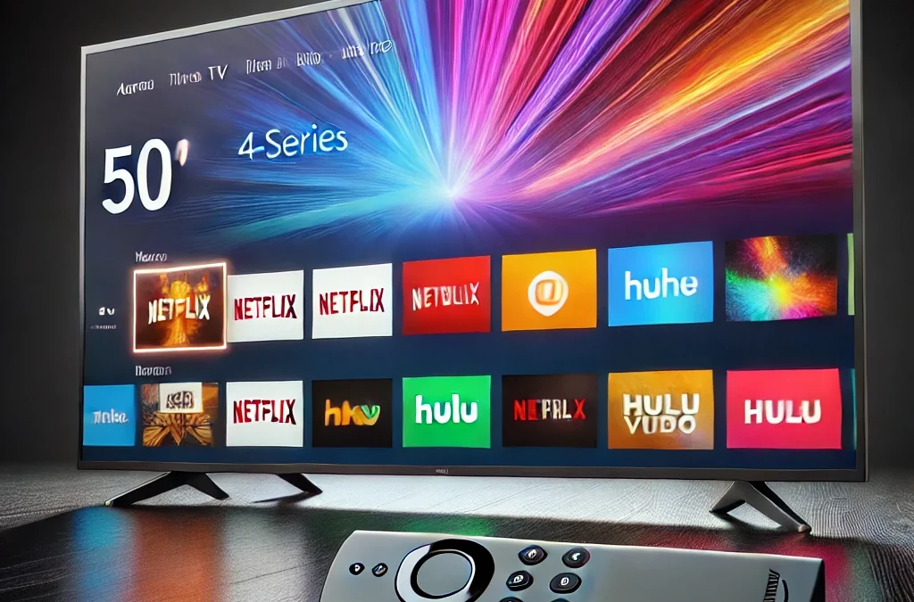 Amazon Fire TV 50″ 4-Series, 4K UHD smart TV with Fire TV Alexa Voice Remote, stream live TV without cable